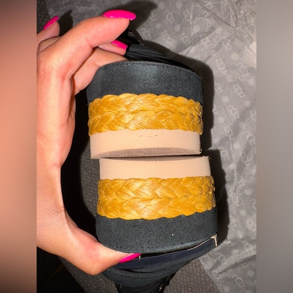 UGG Aubrey Ankle Platform Sandals – Black – Size US 9 - Picture 9 of 16